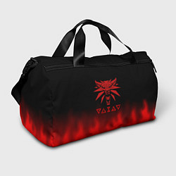 Спортивная сумка Ведьмак огонь лого геральт