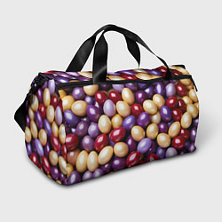Спортивная сумка Красные и фиолетовые пасхальные яйца