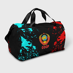 Сумки спортивные Моя страна СССР краски, цвет: 3D-принт