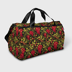Спортивная сумка Хохломская роспись красные ягоды