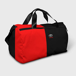 Спортивная сумка Toyota car красно чёрный