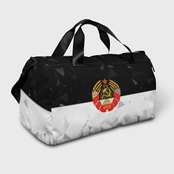 Спортивная сумка СССР черно белая геометрия