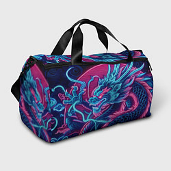 Спортивная сумка Свирепый японский дракон - ирезуми