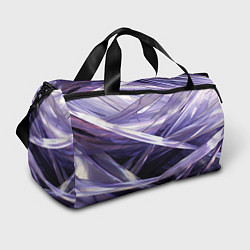 Спортивная сумка Фиолетовые прозрачные полосы