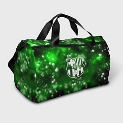 Спортивная сумка Barcelona боке текстура поле
