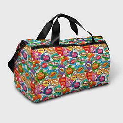 Спортивная сумка Bang Boom Ouch pop art pattern