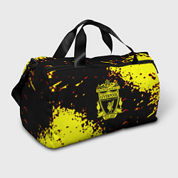Спортивная сумка Liverpool жёлтые краски текстура