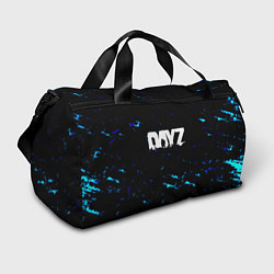 Спортивная сумка Dayz текстура краски голубые