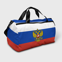 Сумки спортивные Флаг России с гербом, цвет: 3D-принт