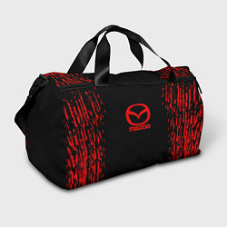 Спортивная сумка Mazda краски красные штрихи