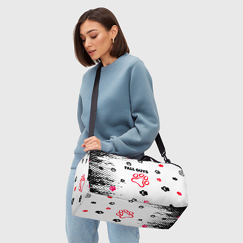 Спортивная сумка Fall Guys kids game pattern / 3D-принт – фото 4