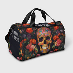 Спортивная сумка Bright colors and skull