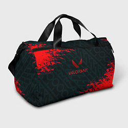 Спортивная сумка Valorant текстура краски