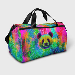Сумки спортивные Цветная панда, цвет: 3D-принт