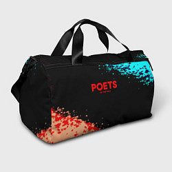Спортивная сумка Poets of the fall краски брызги