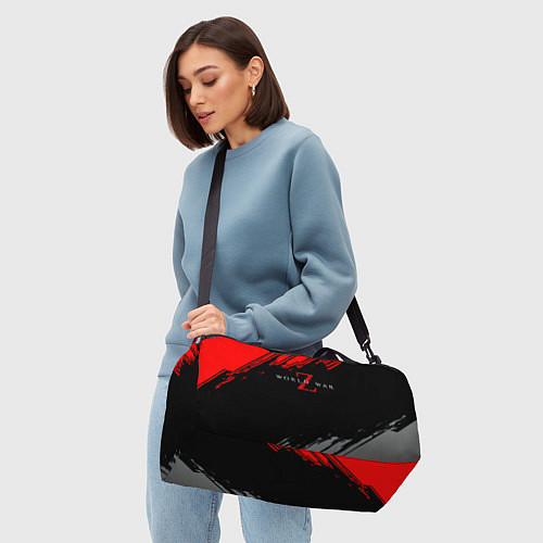 Спортивная сумка World war z краски текстура / 3D-принт – фото 4