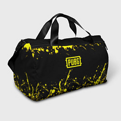 Спортивная сумка Пабг жёлтые краски геймер