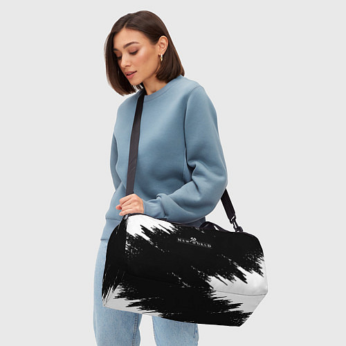 Спортивная сумка New world штрихи красок / 3D-принт – фото 4