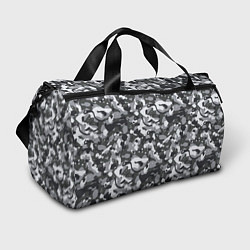 Спортивная сумка Серый пиксельный камуфляж