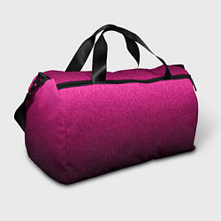 Спортивная сумка Яркий розовый градиент полоска