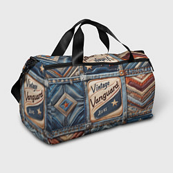 Спортивная сумка Vintage vanguard jeans - patchwork