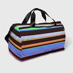 Спортивная сумка Разноцветный полосатый