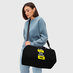 Сумки спортивные Я не для тебя, цвет: 3D-принт — фото 2