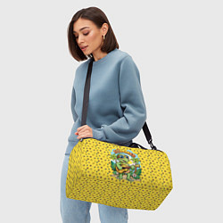 Сумки спортивные Черепаха с гитарой на острове, цвет: 3D-принт — фото 2