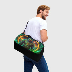 Сумки спортивные Elden Ring персонаж темный рыцарь, цвет: 3D-принт — фото 2