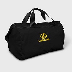 Спортивная сумка Lexus yellow logo