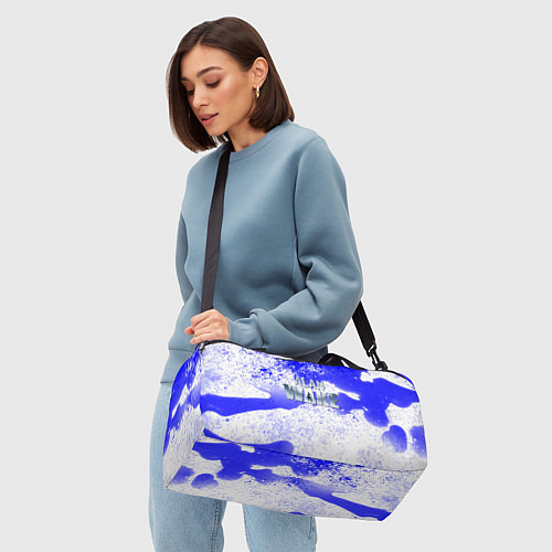 Спортивная сумка Alan wake всплеск красок / 3D-принт – фото 4