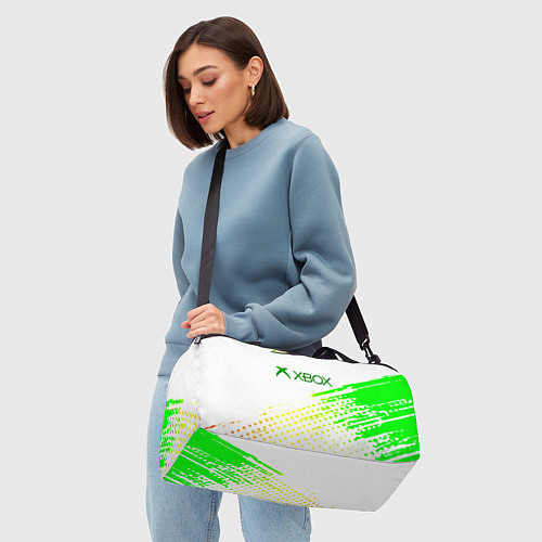 Спортивная сумка Xbox краски текстура геймер / 3D-принт – фото 4