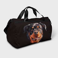 Сумки спортивные Hunter Dog - Ротвейлера голова GTA, цвет: 3D-принт