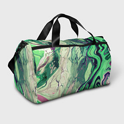 Спортивная сумка Зелёный стилизованный абстракция