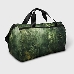 Спортивная сумка Зеленый камуфляж с эффектом старины