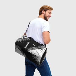 Сумки спортивные Kawasaki - следы от шин, цвет: 3D-принт — фото 2