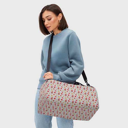 Спортивная сумка Щелкунчик и игрушки / 3D-принт – фото 4