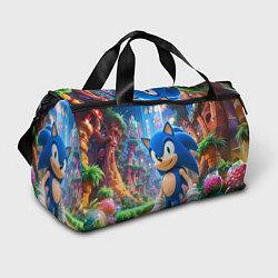 Спортивная сумка Sonic красочный мир