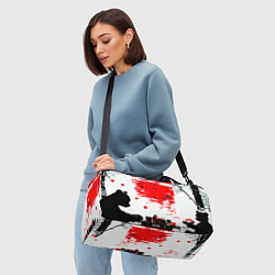 Сумки спортивные Медведи пьют чай - нейросеть, цвет: 3D-принт — фото 2