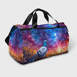Спортивная сумка Голубь в космосе