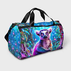 Сумки спортивные Лемур в сказочном лесу, цвет: 3D-принт