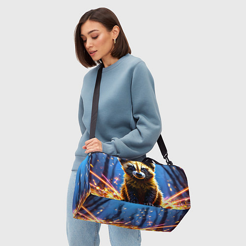 Спортивная сумка Росомаха в искрах / 3D-принт – фото 4