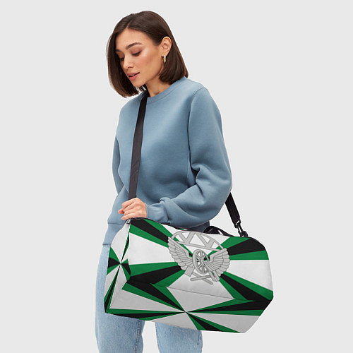 Спортивная сумка Железнодорожные войска / 3D-принт – фото 4