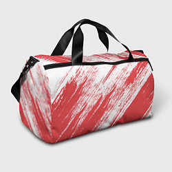 Спортивная сумка The color is white and red