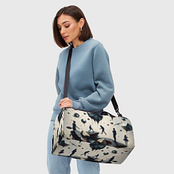 Сумки спортивные Сюрреалистичные люди и камни, цвет: 3D-принт — фото 2