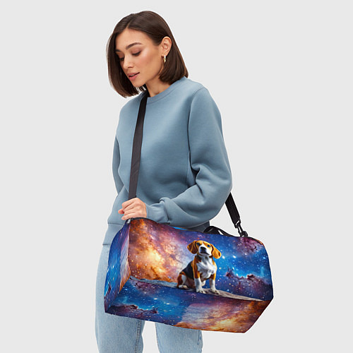 Спортивная сумка Бигль в космосе / 3D-принт – фото 4