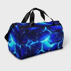 Спортивная сумка Синие плиты лед