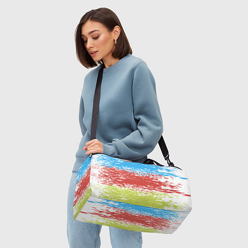 Спортивная сумка Взмах кистью / 3D-принт – фото 4