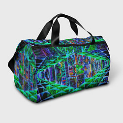 Спортивная сумка Психоделика узор кислотный