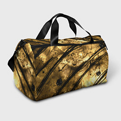 Спортивная сумка Золото с черной текстурой
